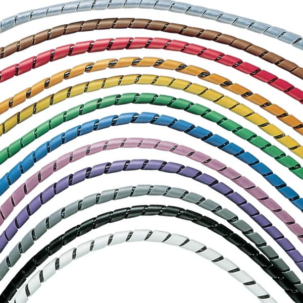 Natural (Color) Polyethylene Spiral Bundling Cable Sleeve MPN:T25F-C