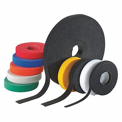 Hook-and-Loop Cable Tie Roll 15 ft Black MPN:HLM-15R0