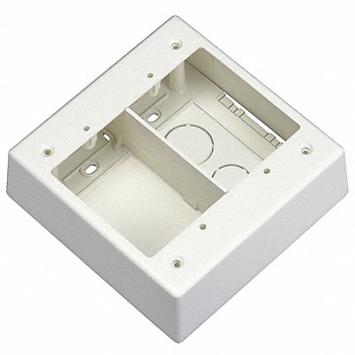 Divided Junction Box Off White MPN:JBP2SIW