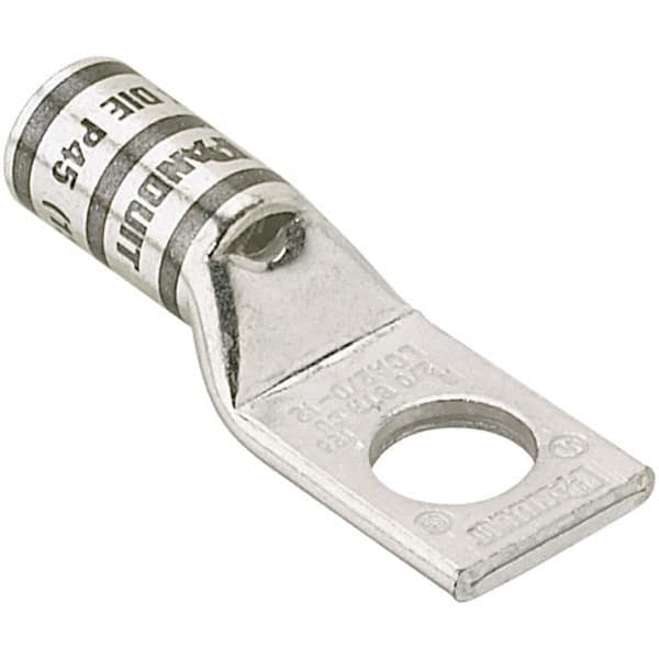 Rectangle Ring Terminal: Non-Insulated, 1 AWG, Compression Connection MPN:LCA1-12-E