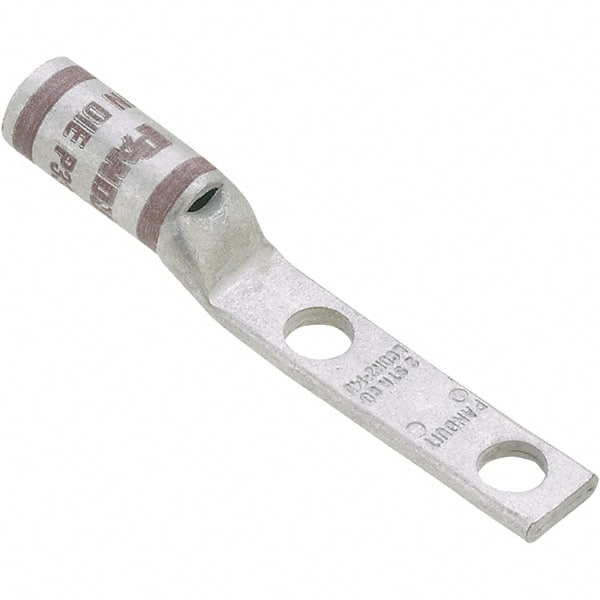 Rectangle Ring Terminal: Non-Insulated, 2 AWG, Compression Connection MPN:LCDN2-14A-Q