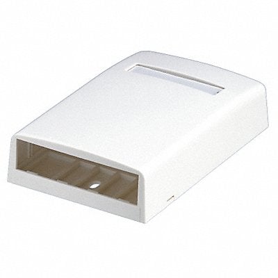 Surface Mount Box Mini Com 4 Port Ivory MPN:CBX4EI-AY