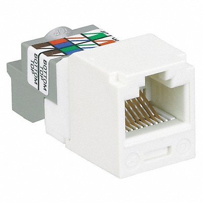 Jack Mini Com Cat 6 White MPN:CJ688TPWH