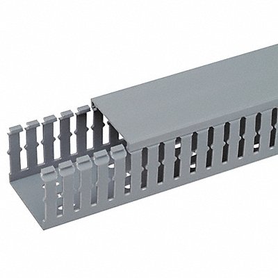 Wire Duct Narrow Slot Gray 1.75 W x 2 D MPN:F1.5X2LG6