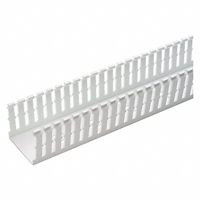 Wire Duct Narrow Slot White 1.75 W x 2 D MPN:F1.5X2WH6