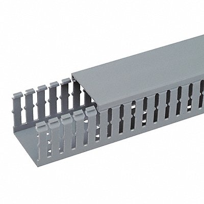 Wire Duct Narrow Slot Gray 3.25 W x 3 D MPN:F3X3LG6