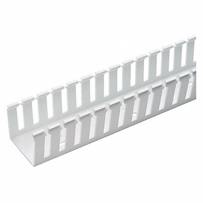 Wire Duct Wide Slot White 2.25 W x 4 D MPN:G2X4WH6