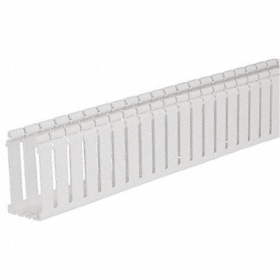 Wire Duct Hinging Cover White L 6 Ft MPN:H4X4WH6