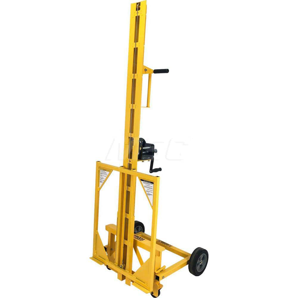 Panel Lifts, LiftType: Drywall , Drive Type: Hand Crank , Maximum Height: 120 (Inch), Panel Size: 4x16 , Load Capacity: 150  MPN:150