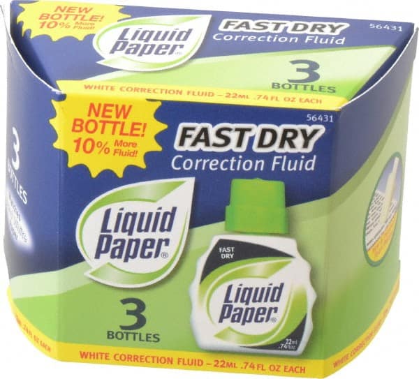 Pack of (3) Fast Dry Correction Fluid MPN:PAP5643115