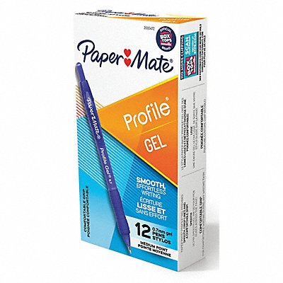 Gel Pens Textured Plastic PK12 MPN:2095472