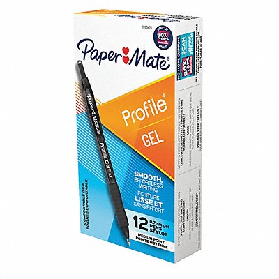 Gel Pens Textured Plastic PK12 MPN:2095476