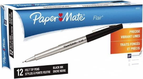 Porous Point Pen: Ultra Fine Tip, Black Ink MPN:8330152