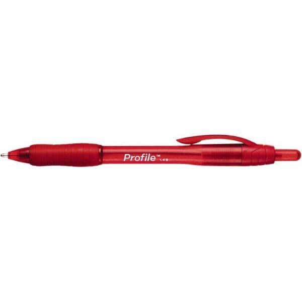 Retractable Pen: 1.4 mm Tip, Red Ink MPN:89467