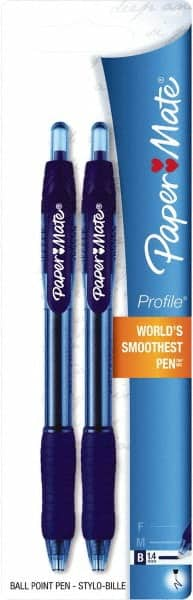 Retractable Pen: 1.4 mm Tip, Blue Ink MPN:89469