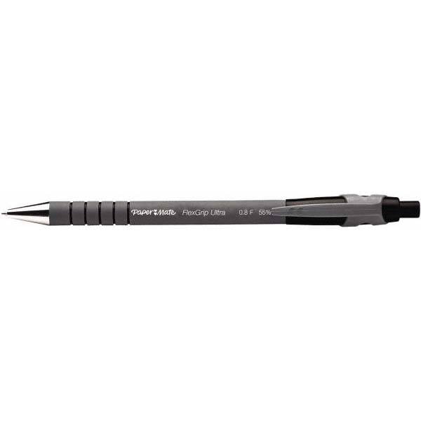 Retractable Pen: 0.8 mm Tip, Black Ink MPN:9580131