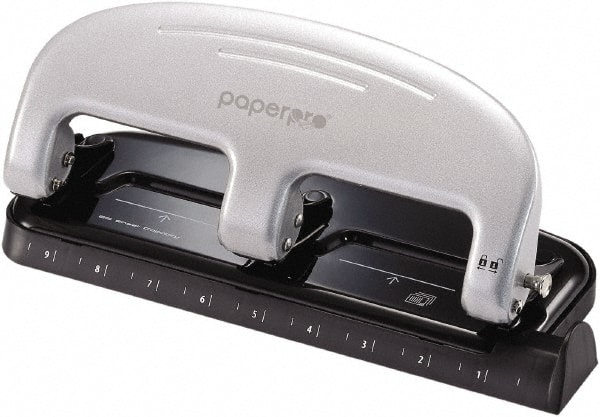 PaperPro. 20-Sheet Capacity ProPunch Three-Hole Punch, Black/Silver MPN:ACI2220