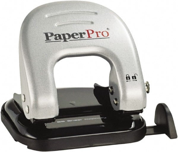 PaperPro. 20-Sheet Capacity ProPunch Two-Hole Punch, Black/Silver MPN:ACI2310