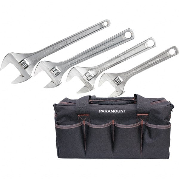 Adjustable Wrench Set: 5 Pc, Inch MPN:7932200/6815376