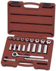 Deep Standard Socket Set: 20 Pc MPN:PAR-38SKT-S20