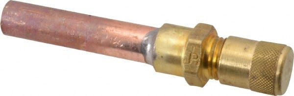 500 Max psi, 3/8 Tube Outside Diameter, Extended Copper Tube Access Valve MPN:AVUSE-6