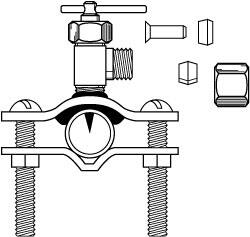 Air Vents, Air Vent Type: Self Piercing Humidifier Valve Kit  MPN:SPV104C-KIT