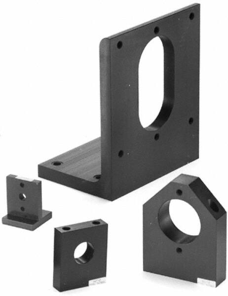 Axis Brackets, Overall Length (Decimal Inch): 1.6300 , Overall Height (Decimal Inch): 1.2500 , Mounting Hole Size: 4-40 , Number Of Mounting Holes: 2.000  MPN:3909