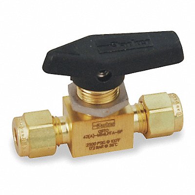 Brass Ball Valve Comp x Comp 1/8 in MPN:2A-MB2LPFA-BP