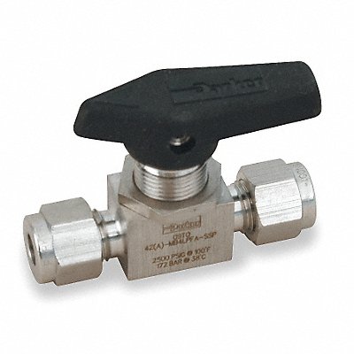 SS Ball Valve Comp x Comp 1/8 in MPN:2A-MB2LPFA-SSP