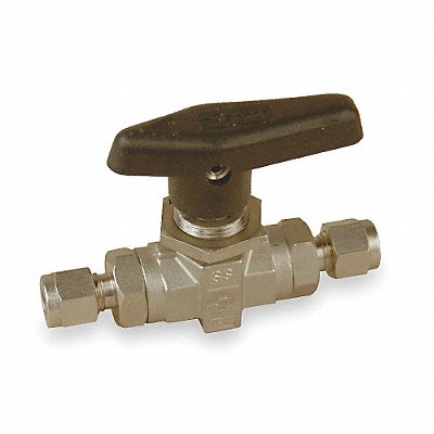 SS Ball Valve Comp x Comp 1/4 in MPN:4A-B6LJ2-SSP