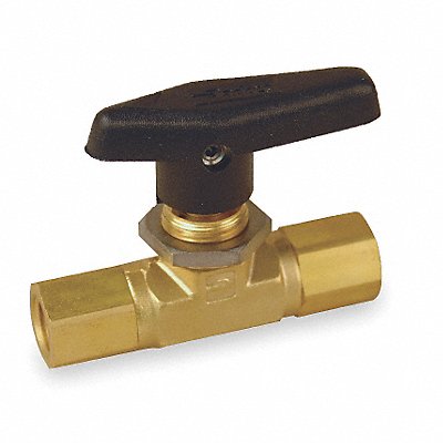 Brass Ball Valve Inline FNPT 3/8 in MPN:6F-B8LJ2-BP