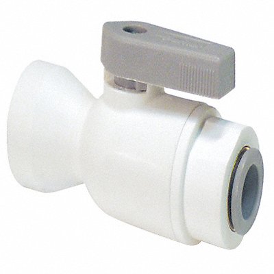 Acetal Ball Valve Push x FNPT 1/4 in MPN:LFPP4VFC4