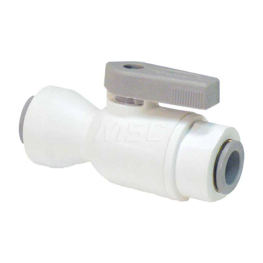 Manual Ball Valve: NPTF Port, Polypropylene MPN:LFPP4VUC4-BULK