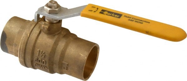 Standard Manual Ball Valve: 1-1/2