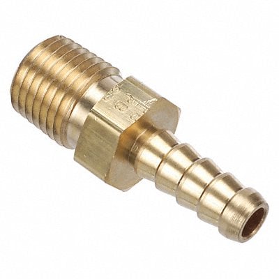 Barb Connector SS Hose BarbxM 1/4In MPN:4-4 B2HF-SS