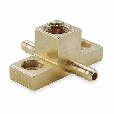 Adapter Tee 0.170 In Barbed Brass MPN:220-4-2