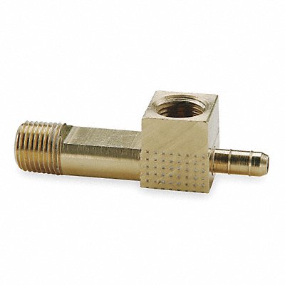 Gauge Tee 0.17 In Tube Size Brass MPN:228-4-2