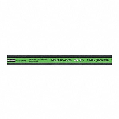 Hydraulic Hose 2 I.D. 50 ft L Black MPN:187TC-32-BX