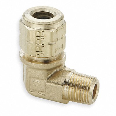 Elbow 90 Brass CompxM 1/4Inx1/8In PK10 MPN:169VL-4-2