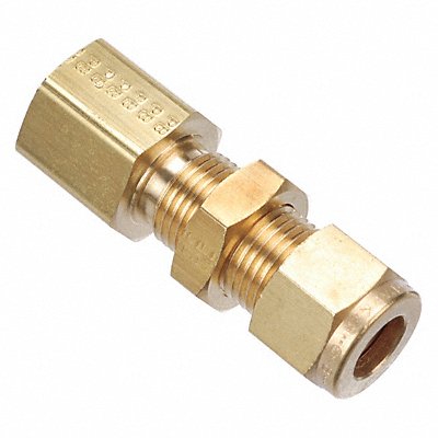 Bulkhead Connect Brass CPIxF 3/8Inx1/4In MPN:6-4 GH2BZ-B