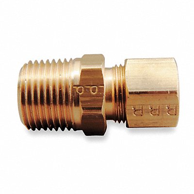 Connector Brass CompxM 1/4Inx1/8In PK10 MPN:68C-4-2