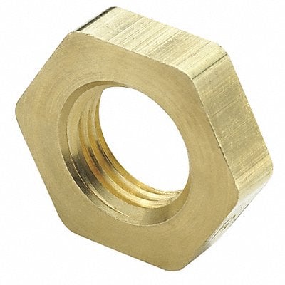 Bulkhead Locknut Brass Strt Thread 1/8In MPN:2 WLZ-B