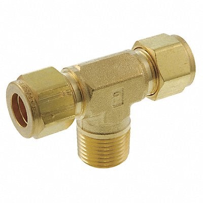 Branch Tee Brass A-LOKxM 1/2In MPN:8MBT8N-B