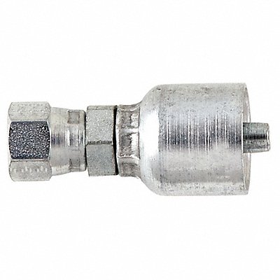 Crimp Fitting 5/8 I.D. 7/8 F JIC MPN:10677-10-10