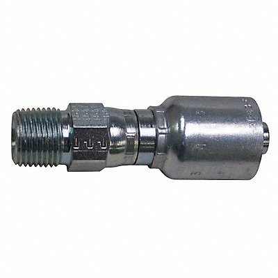 Crimp Fitting 1/4 I.D. 1/4 M NPTF MPN:11343-4-4