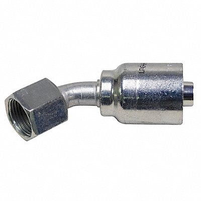 Crimp Fitting 45 Deg 1/2 ID 7/8 FJIC MPN:13743-10-8