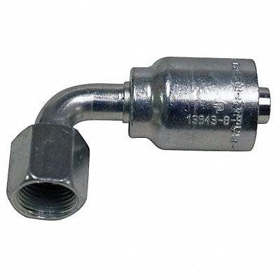 Crimp Fitting 90 Deg 1 I.D. F JIC MPN:13943-16-16