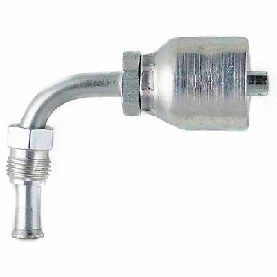 Crimp Fitting 90deg 1/4 ID 7/16 MFlare MPN:16943-4-4