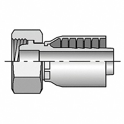 Crimp Fitting 1 I.D. F Metric MPN:1C643-30-16