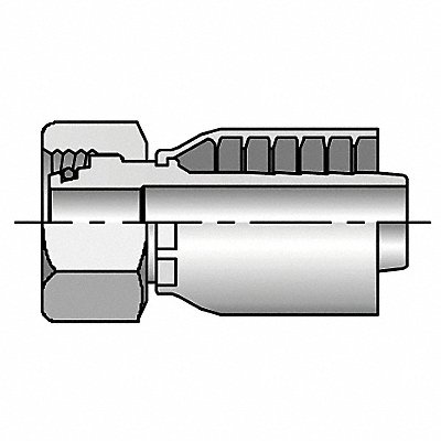 Crimp Fitting 1-1/4 I.D. F Metric MPN:1CA43-35-20